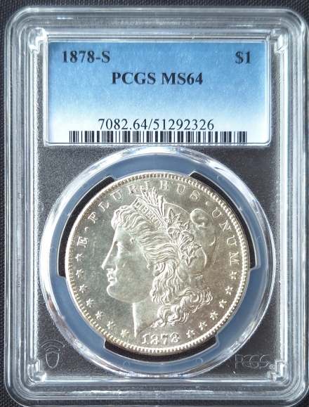 1878-S VAM-45 Morgan Dollars  PCGS MS64