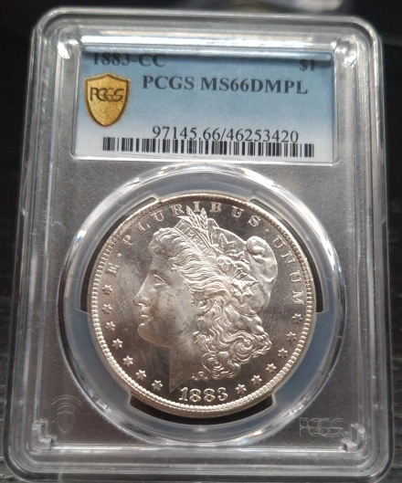 1883-CC VAM 5B Morgan Dollars  PCGS MS66DMPL