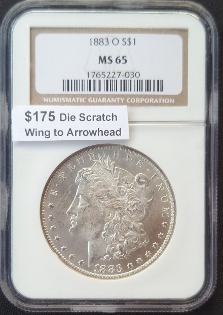 1883-O Morgan Dollars  NGC MS66