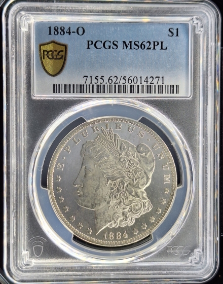 1884-O Morgan Dollars  PCGS MS62PL
