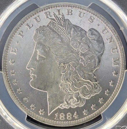 1884-O Morgan Dollars  PCGS MS62PL