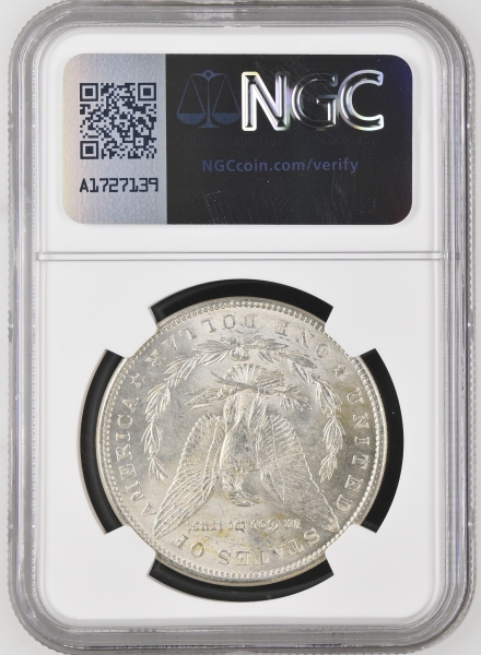 1889 NGC MS64 HOT-50 VAM-16 DDO EAR $1 - Die Clashing & Bag Toning