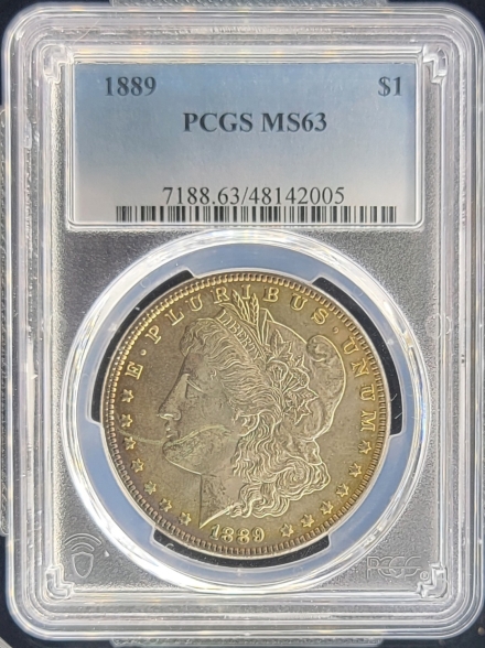 1889 Morgan Dollars  PCGS MS63