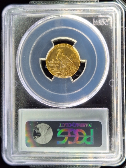1909 Indian Head $2 1/2  PCGS AU58