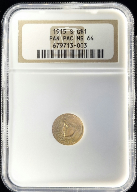 1915-S Panama-Pacific Gold Commemoratives  NGC MS66