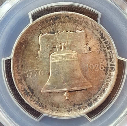 1926 Sesquicentennial Silver Commemoratives PCGS MS64 toned