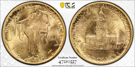 1926 Sesquicentennial Gold Commemoratives  PCGS MS64 47210557