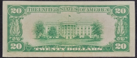 1929 $20 The National Bank of Washington DC | Low Serial A003076