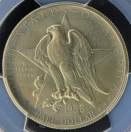 1936 Texas 50c Silver Commemoratives PCGS MS67 Sharp Strike