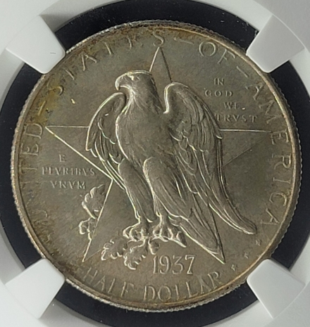 1937-D Texas 50c NGC MS67+ CAC 6967182-007