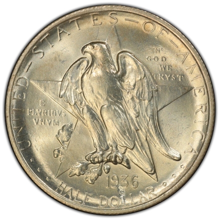 1936 Texas Silver Commemoratives PCGS MS65