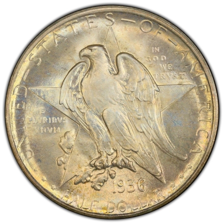 1936-D Texas Silver Commemoratives PCGS MS67