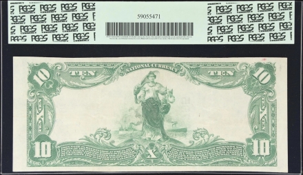 Hondo, Texas. $10 1902 PB. Fr. 633. First NB. Charter #5765. PCGS Currency Extremely Fine 40 PPQ.