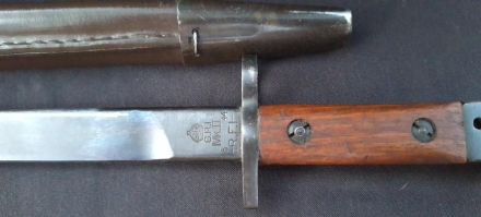 May 1944 Rifle Factory Ishapore (RFI) Indian No.1 Mk III* Bayonet (New/Unissued Condition)