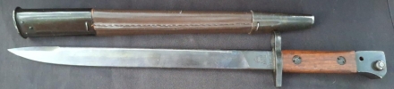 May 1944 Rifle Factory Ishapore (RFI) Indian No.1 Mk III* Bayonet (New/Unissued Condition)