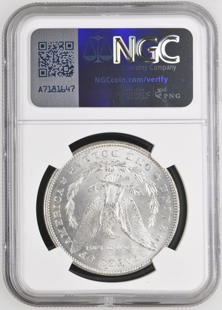 1878 7TF, Reverse of 1878 7/8TF Weak VAM-33A Morgan Dollars  NGC MS63+