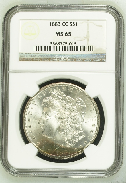 1883-CC Morgan Dollars  NGC MS66