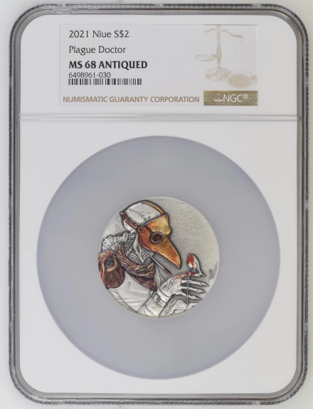 2021 NGC MS 68 ANTIQUED