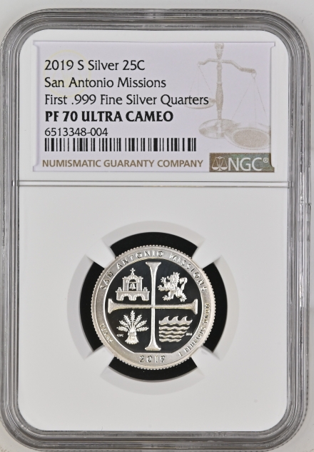 2019-S San Antonio Missions NP (None) NGC MS70
