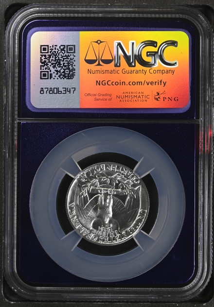 1964 Washington Quarters  NGC PF 68