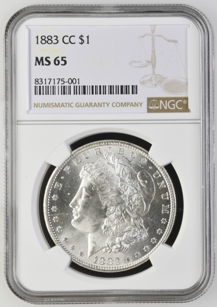1883-CC VAM-5B Morgan Dollars  NGC MS66