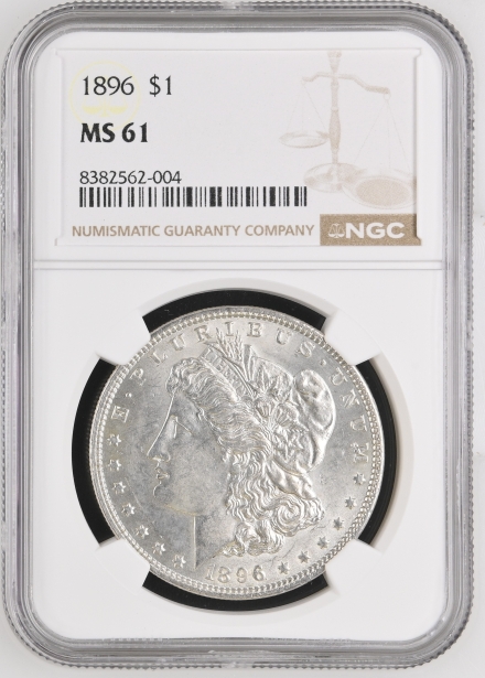 1896 VAM-21 Morgan Dollars  NGC MS61