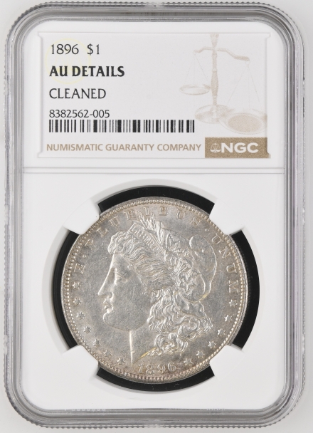 1896 Morgan Dollars  NGC AU DETAILS