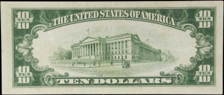Port Arthur, Texas. $10 1929 Ty. 2. Fr. 1801-2. First NB. Charter #5485. Choice Very Fine.