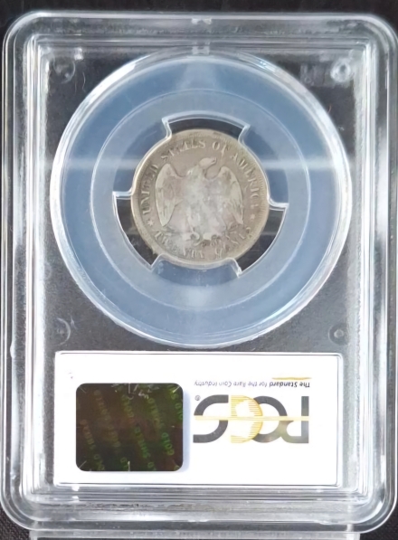 1875-CC Liberty Seated Twenty Cents  PCGS F12