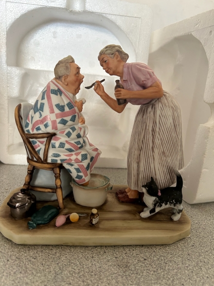 Norman Rockwell “Spring-Spring Tonic” Figurine – Mint in Original Box (Dave Grossman Designs)