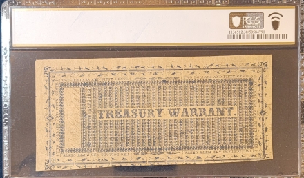 1862 $2.50 State of Texas- Treasury Warrant